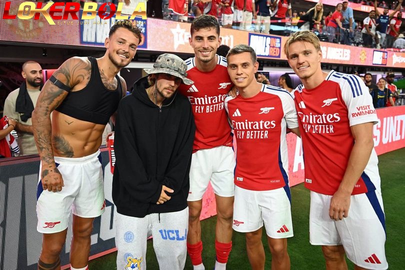 Pantas Bisa Menang, Arsenal Didukung Langsung Oleh Justin Bieber!