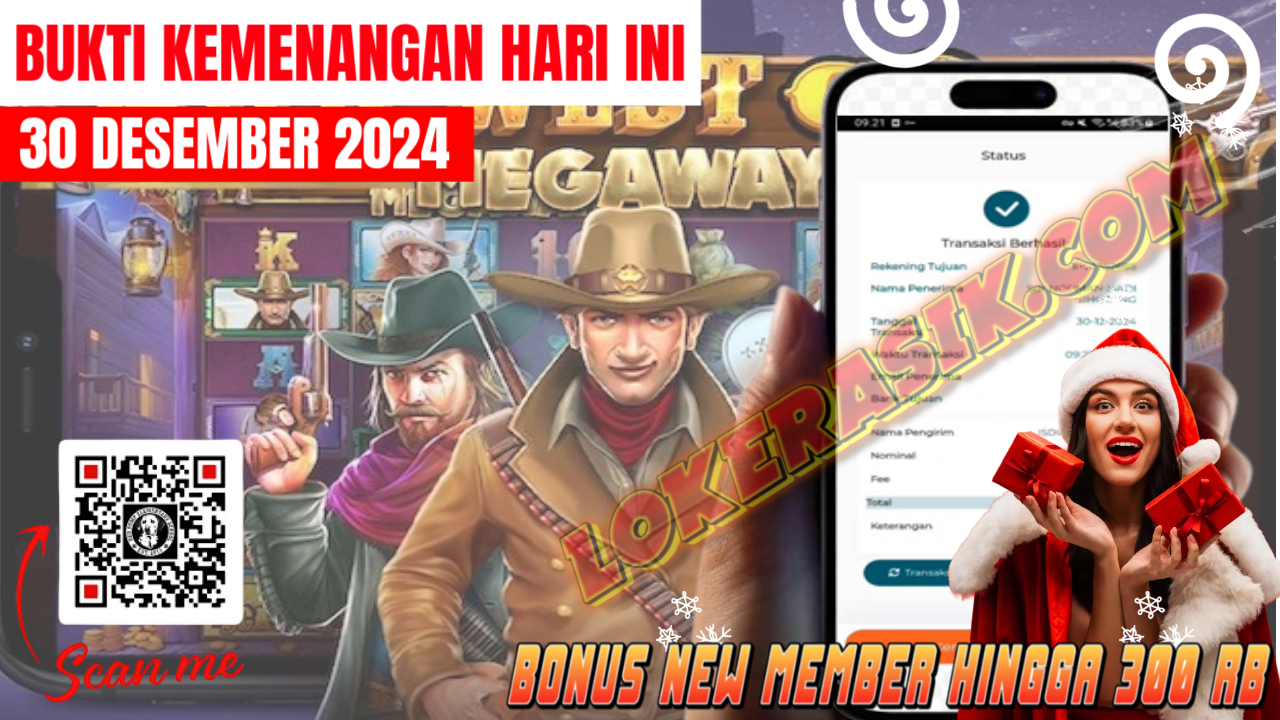 INFO KEMENANGAN JACKPOT SLOT WILD WEST GOLD 30 DESEMBER 2024