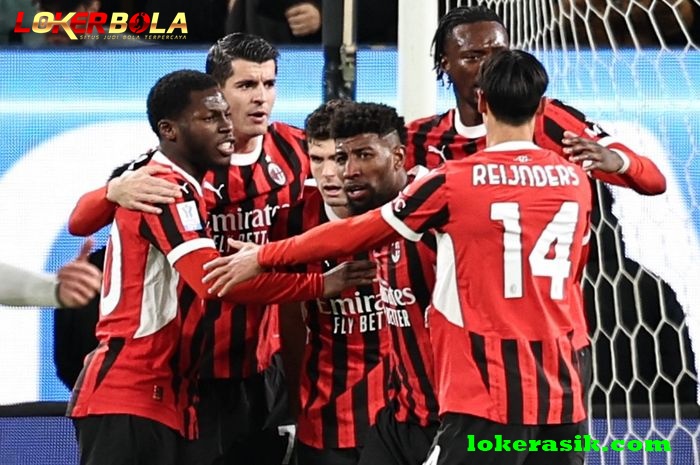 Hasil Piala Super Italia - AC Milan Menang Comeback 5 Menit dalam Debut Conceicao, Derby della Madonnina Mentas di Final