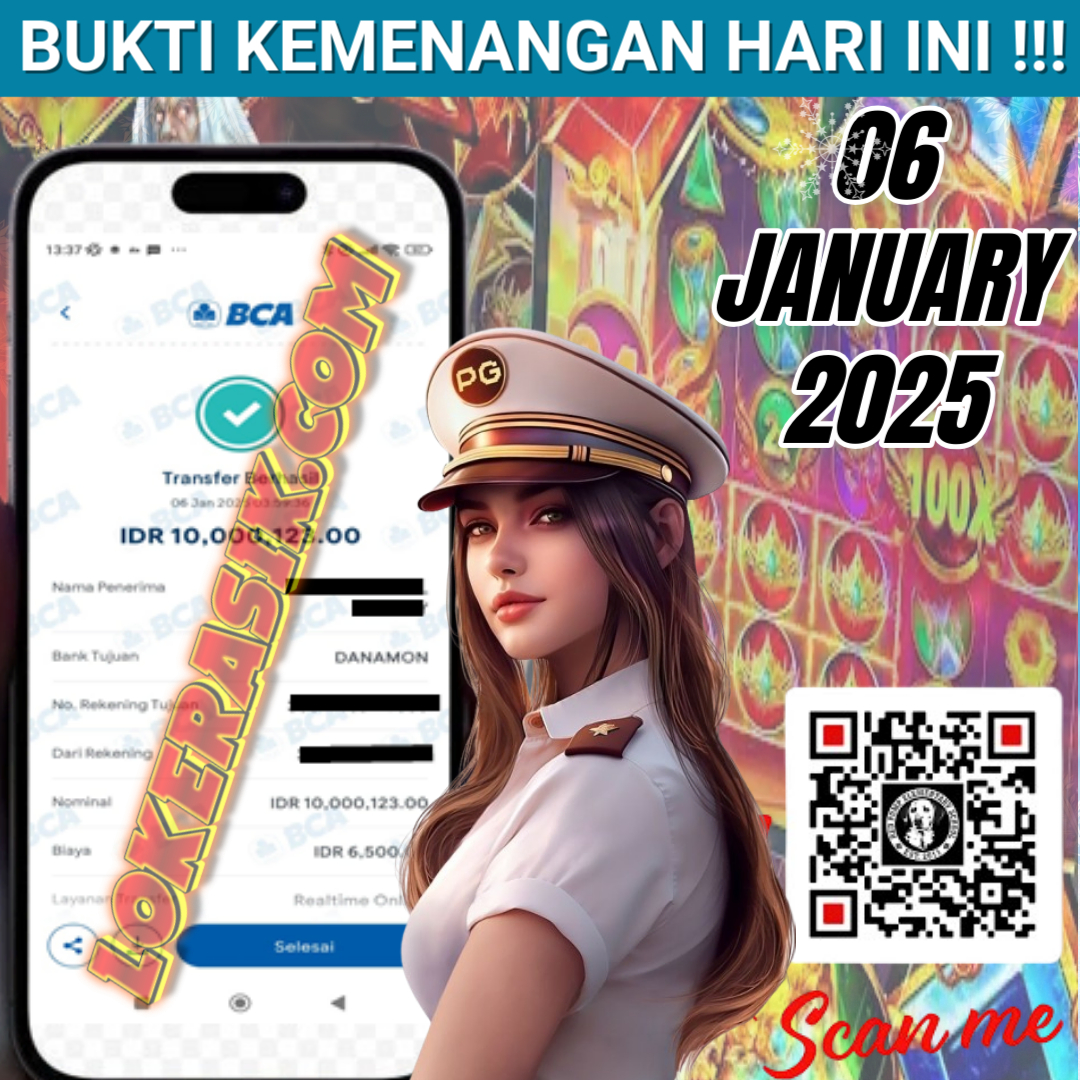 INFO KEMENANGAN JACKPOT SLOT GATES OF OLYMPUS 06 JANUARI 2025